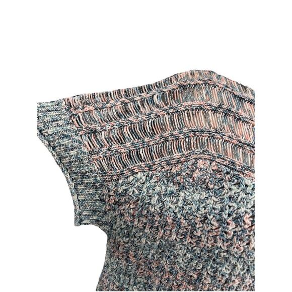 Anthropologie Pilcro Sweater Tee Size SP Oversized Short Sleeve Knit Beach - Picture 4 of 12